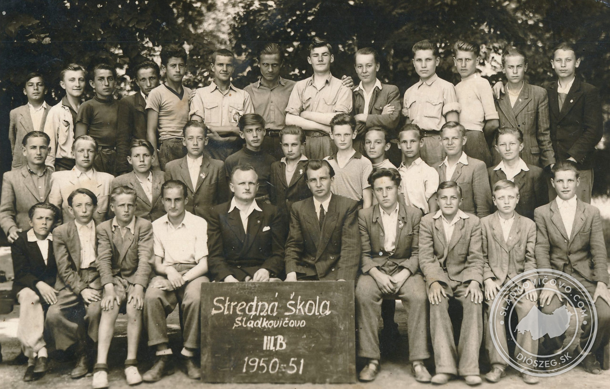 Középfokú polgári iskola 1950-51 3.B