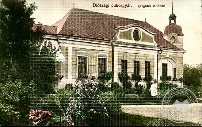 A Brychta-villa egy 1914-es színezett képeslapon.