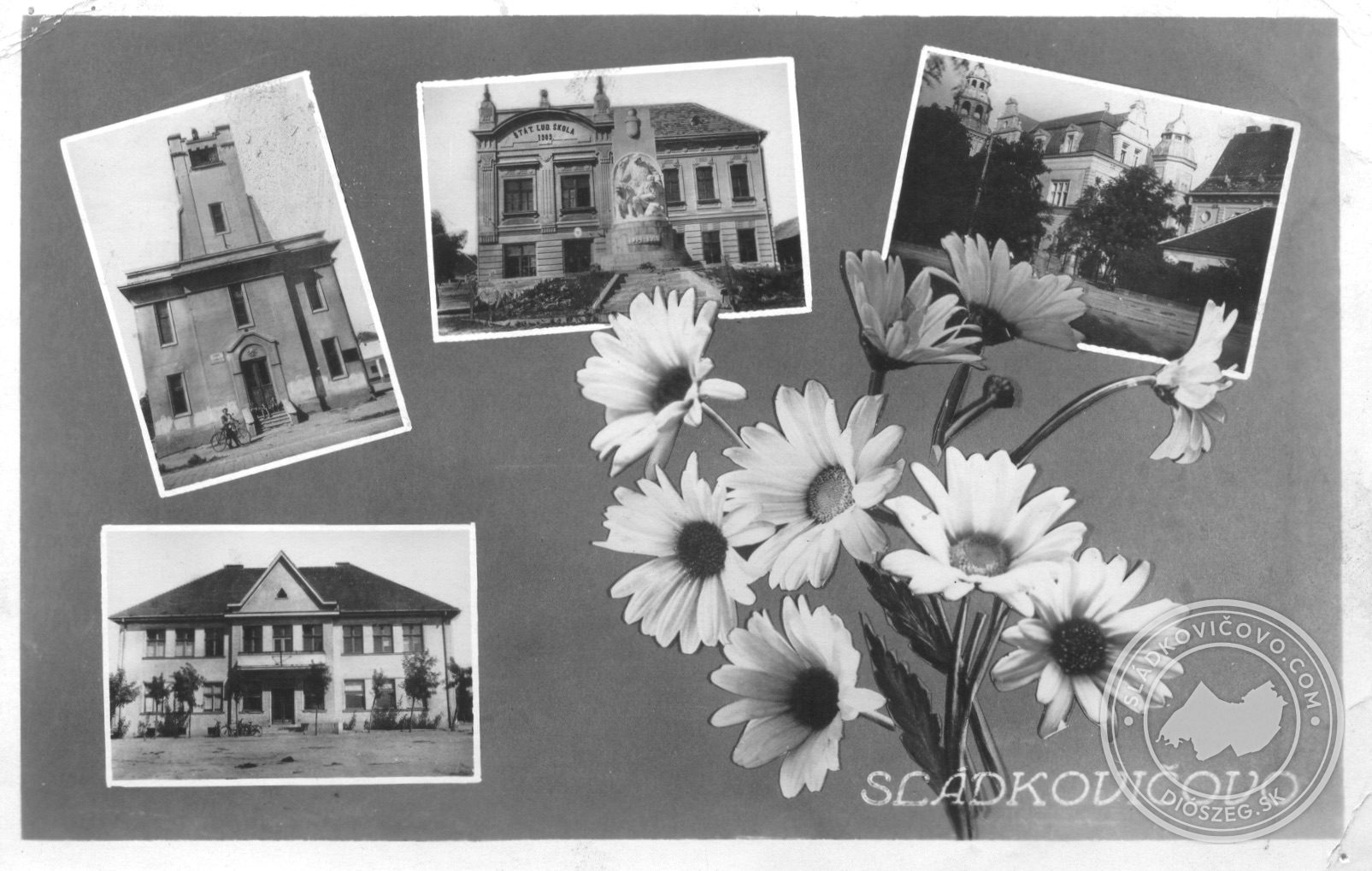 Képeslap a 20. század 50-es éveiből.